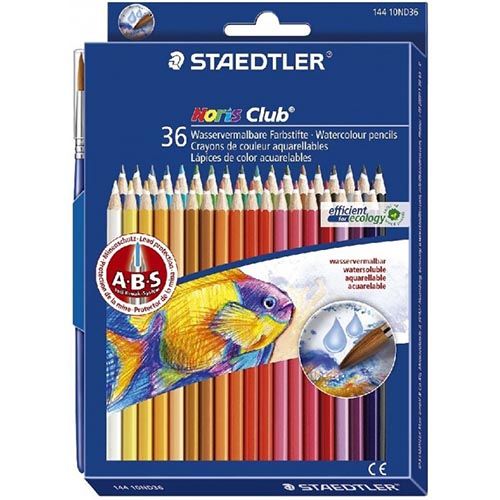 NORIS Club Matite Acquerellabili - Watercolour Pencils - 36