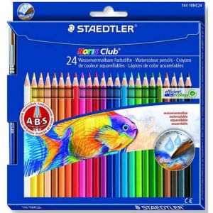 Pastelli colorati acquerellabili Noris Club® aquarell 24 staedtler