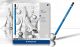 Matite di Grafite Mars Lumograph - set 20 matite da disegno con Tutte le Gradazioni classificate con Precisione - art. 100 G20 - Staedtler