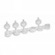 Vaschette Contenitore Piccole Trasparenti - Box 6 Pezzi - Cilindro 2,3 cm x h 1 cm - Salvacolore - CWR