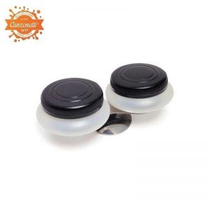 Scodellino Doppio per Pittura Ø 5 Cm - Plastica, tappo a vite, pinza per tavolozza - art. 04548 - DOM - CWR